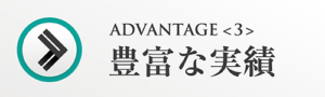 豊富な実績
